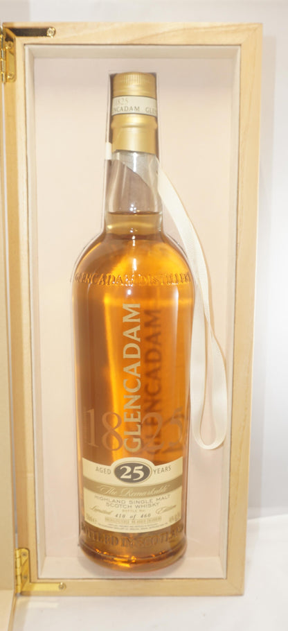 GLENCADAM SCOTCH SINGLE MALT HIGHLAND 92PF 25YR 750ML Spirits