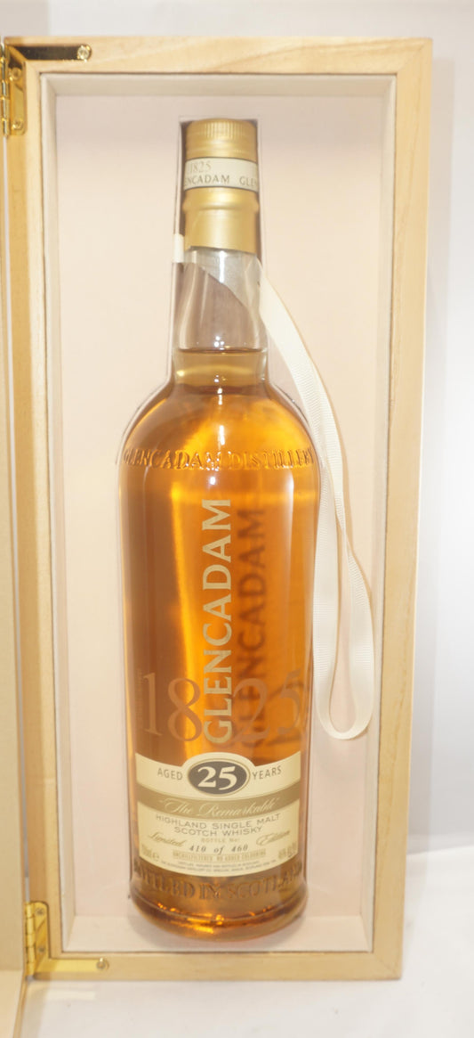 GLENCADAM SCOTCH SINGLE MALT HIGHLAND 92PF 25YR 750ML Spirits