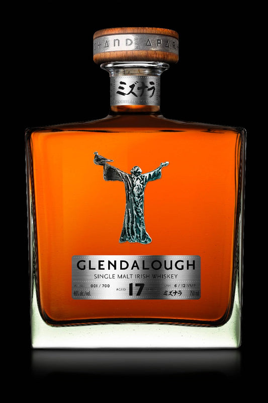 GLENDALOUGH WHISKEY SINGLE MALT AGED IN JAPANESE MIZUNARA CASK IRISH 17YR 750ML Spirits