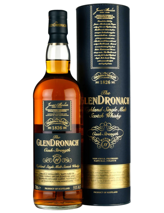 GLENDRONACH SCOTCH SINGLE MALT BATCH 11 CASK STRENGTH 700ML LIQ
