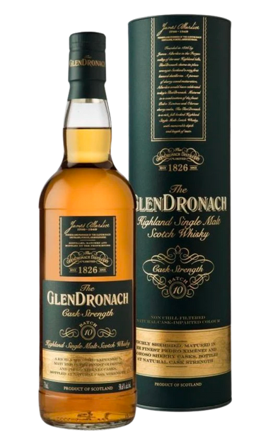 GLENDRONACH SCOTCH SINGLE MALT BATCH 10 CASK STRENGTH 750ML LIQ
