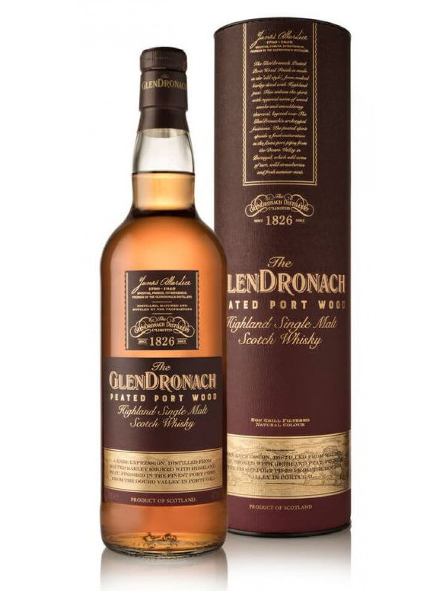 GLENDRONACH PORTWOOD SCOTCH SINGLE MALT HIGHLAND 750ML - Remedy Liquor