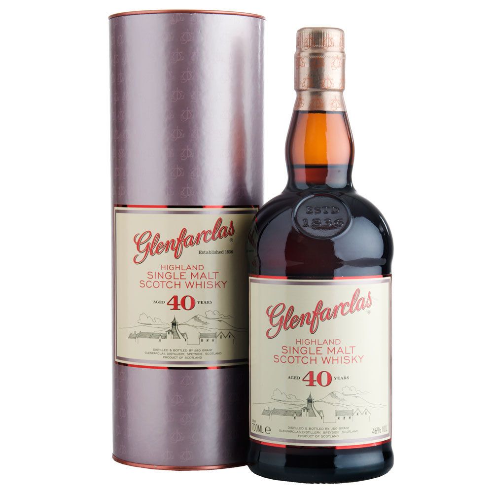 GLENFARCLAS SCOTCH SINGLE MALT HIGHLAND 40YR 750ML - Remedy Liquor