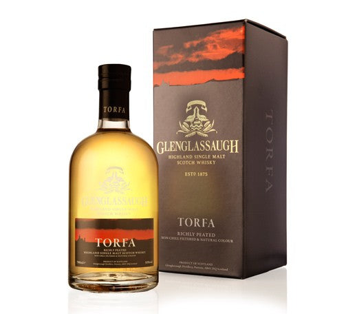 GLENGLASSAUGH TORFA SCOTCH SINGLE MALT HIGHLAND RICHLY PEATED 750ML Spirits