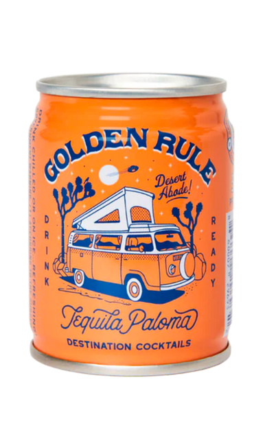 GOLDEN RULE TEQUILA PALOMA COCKTAILS 4X100ML CANS