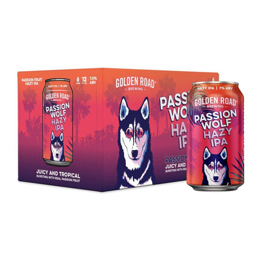 GOLDEN ROAD PASSION WOLF HAZY IPA 6X12OZ CANS