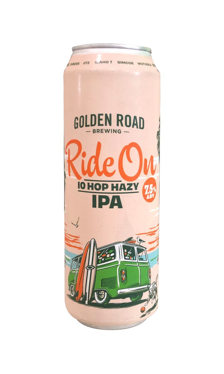 GOLDEN ROAD RIDE ON 10 HOP HAZY IPA 19.2OZ CAN