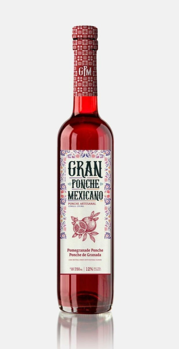 GRAN PONCHE MEXICANO POMEGRANATE 750ML - Remedy Liquor