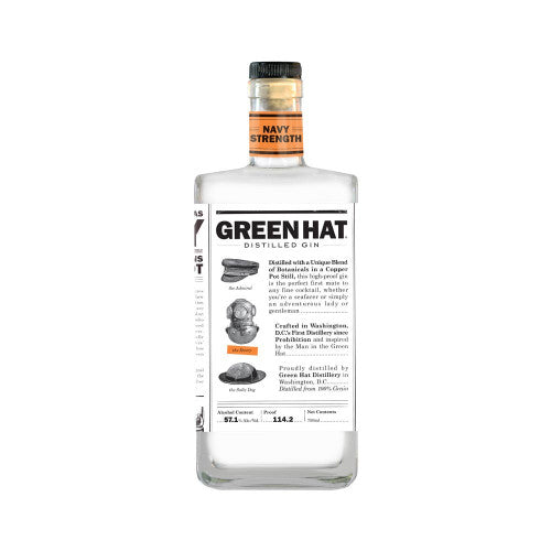 GREEN HAT GIN NAVY STRENGTH WASHINGTON DC 750ML - Remedy Liquor