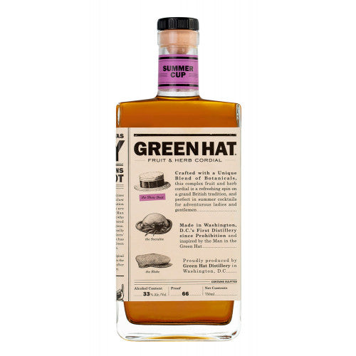 GREEN HAT GIN SUMMER CUP WASHINGTON DC 750ML Spirits