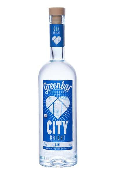 GREENBAR CITY BRIGHT GIN CALIFORNIA 84PF 750ML Spirits