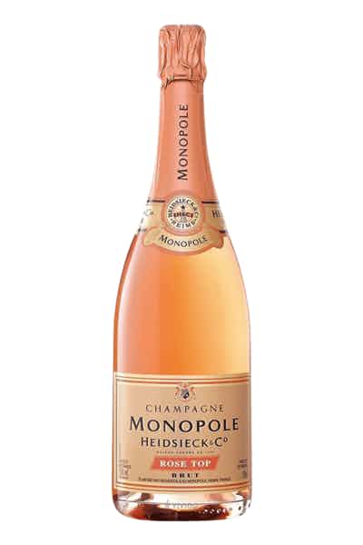 MONOPOLE HEIDSIECK CHAMPAGNE BRUT ROSE TOP FRANCE 750ML Wine