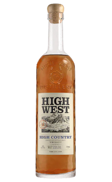 HIGH WEST WHISKEY SINGLE MALT HIGH COUNTRY UTAH 750ML