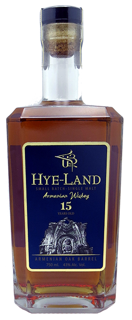 HYE LAND WHISKEY SINGLE MALT SMALL BATCH ARMENIA 15YR 750ML Spirits