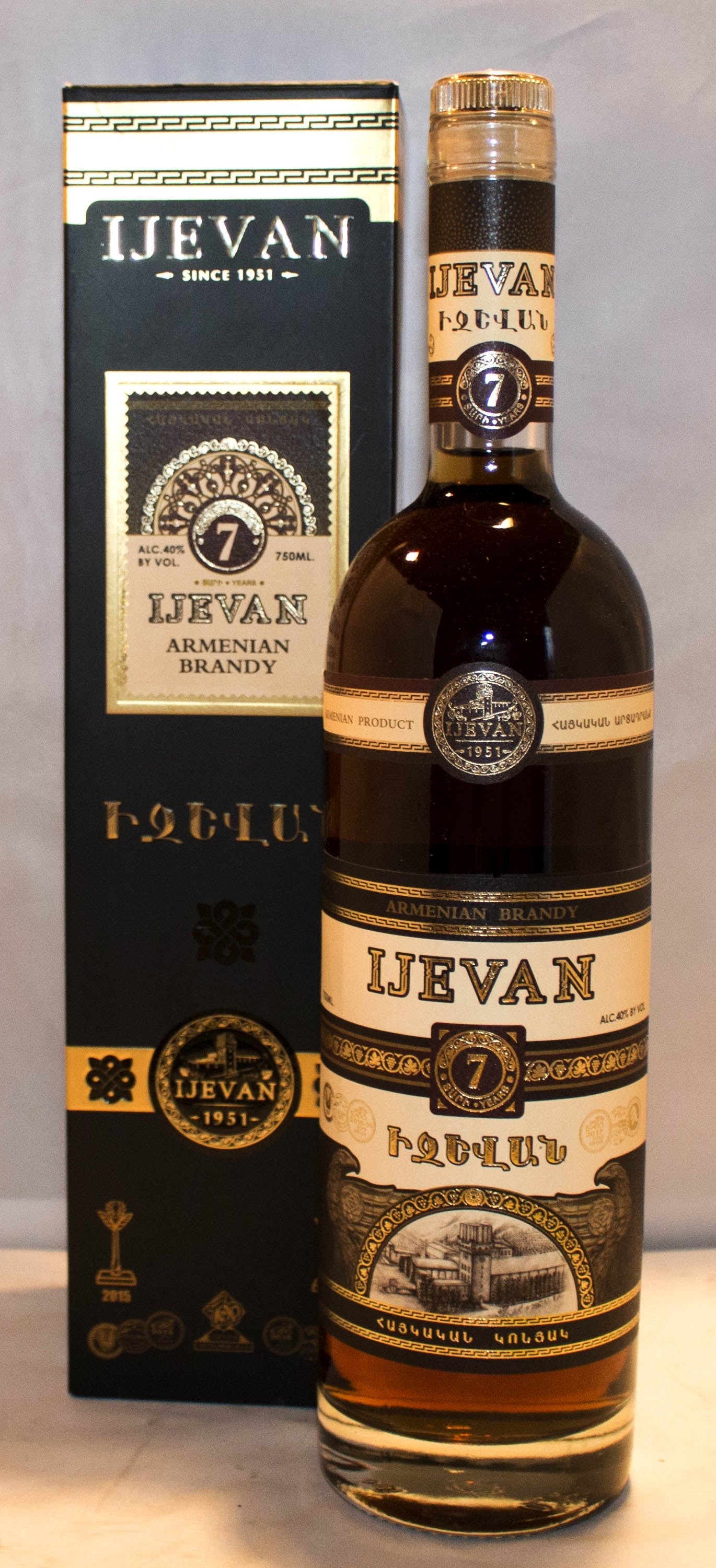 IJEVAN BRANDY ARMENIA 7YR 750ML - Remedy Liquor