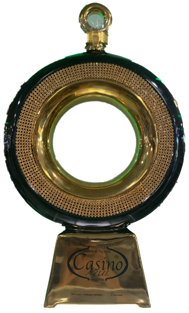 CASINO AZUL TEQUILA REPOSADO ROUND BOTTLE 1LI Spirits