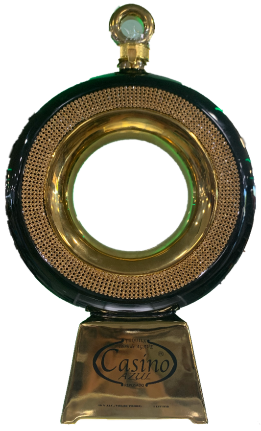 CASINO AZUL TEQUILA REPOSADO ROUND BOTTLE 1LI Spirits