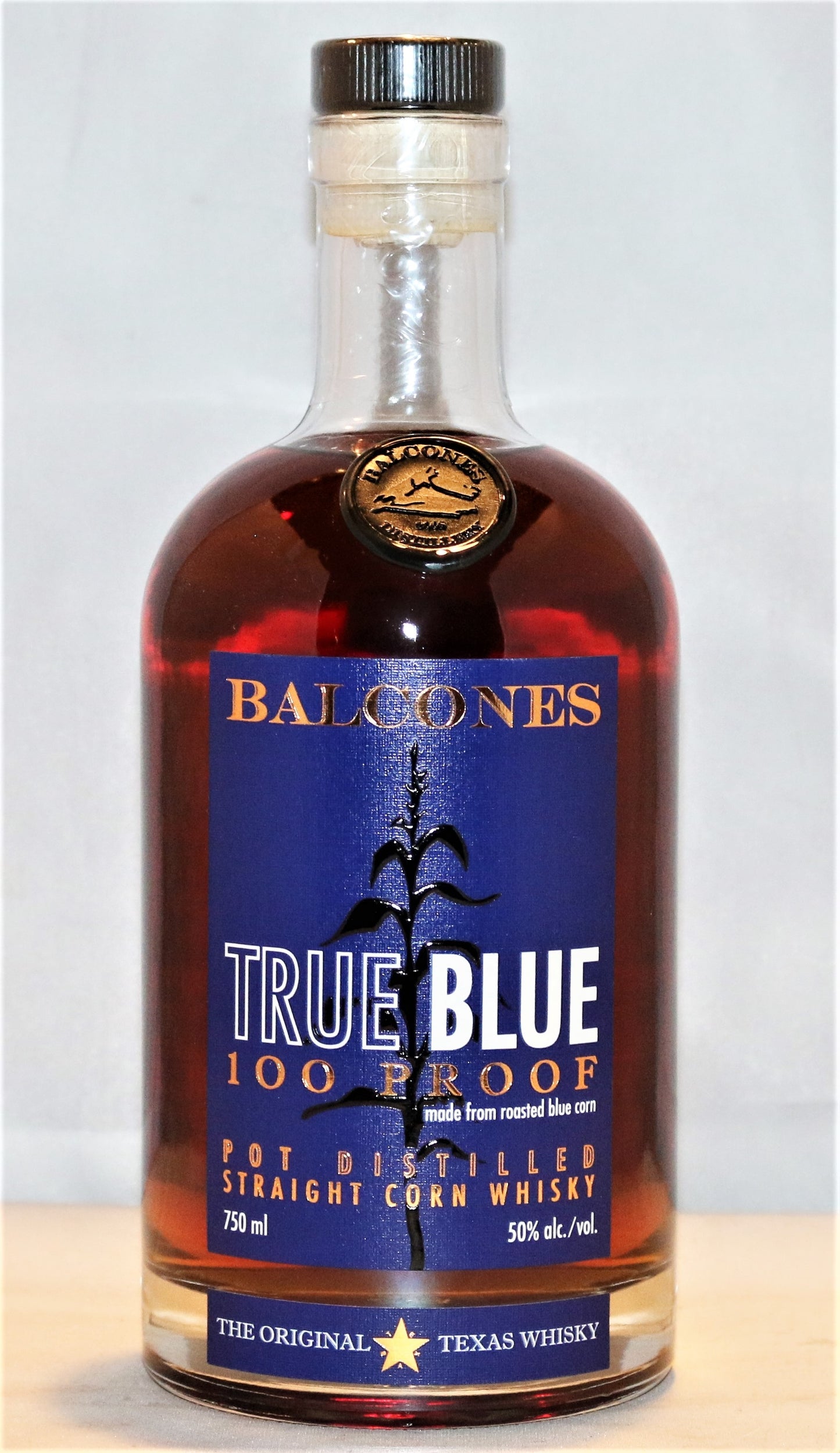 BALCONES WHISKY STRAIGHT CORN TRUE BLUE TEXAS 100PF 750ML - Remedy Liquor
