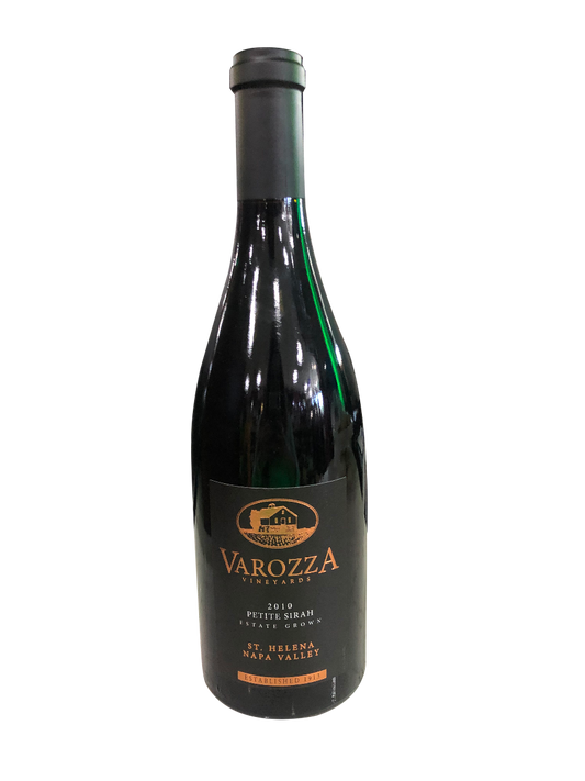 VAROZZA PETITE SIRAH ESTATE GROWN ST HELENA NAPA 2010 Wine