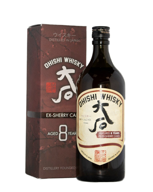 OHISHI WHISKEY EX SHERRY CASK JAPAN 8YR 750ML Spirits