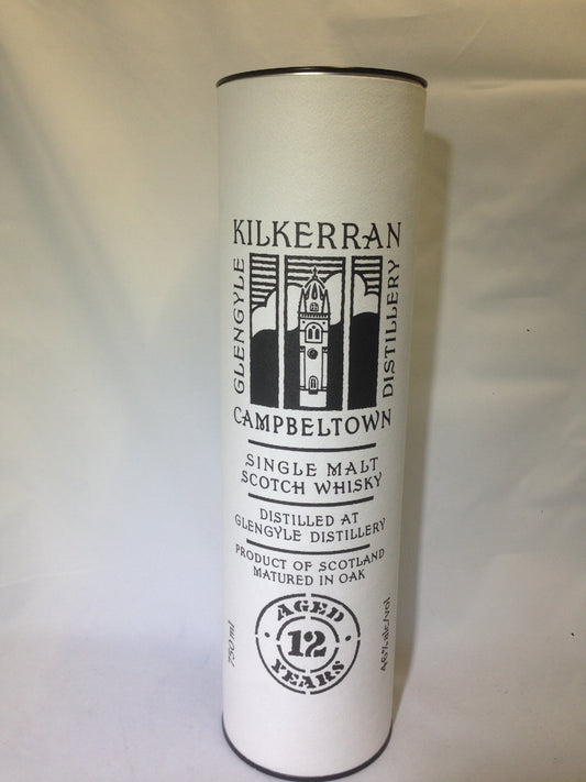 KILKERRAN SCOTCH SINGLE MALT MATURED IN OAK CAMPBELTOWN 12YR 700ML Spirits