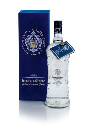 IMPERIAL COLLECTION VDKA STRONG BLUE BOX RUSSIAN 750ML liquor