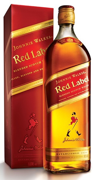 JOHNNIE WALKER SCOTCH BLENDED RED LABEL 750ML Spirits