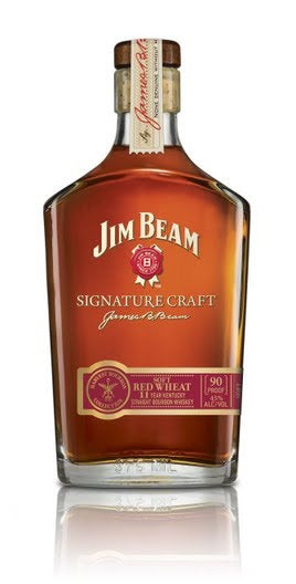 JIM BEAM BOURBON SOFT RED WHEAT SIGNATURE CRAFT 90PF 11YR 375ML Spirits