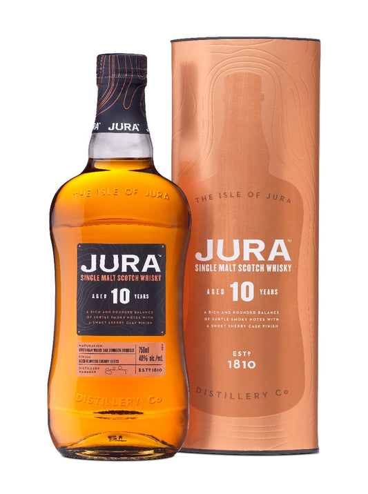 JURA SCOTCH SINGLE MALT ORIGIN 10YR 750ML Spirits