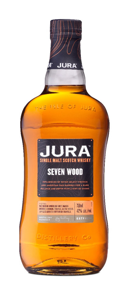 JURA SCOTCH SINGLE MALT SEVEN WOOD 84PF 750ML Spirits