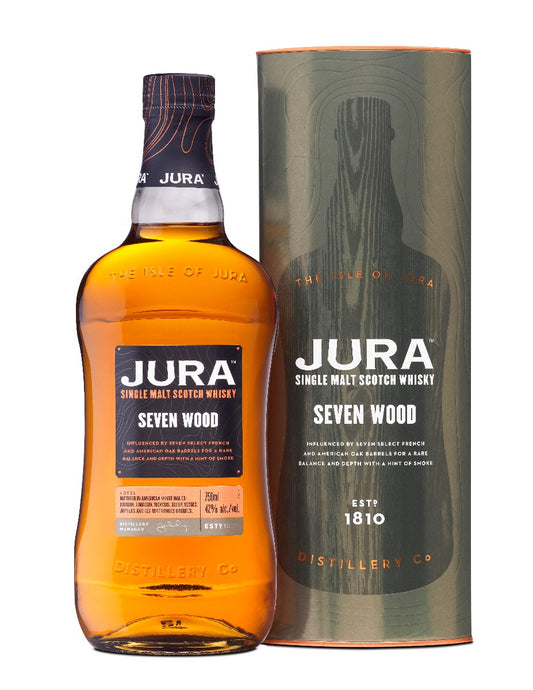 JURA SCOTCH SINGLE MALT SEVEN WOOD 84PF 750ML Spirits