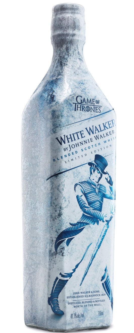 JOHNNIE WALKER WHITE WALKER SCOTCH BLENDED GAME OF THRONES LIMITED EDITION 83.4PF 750ML Spirits