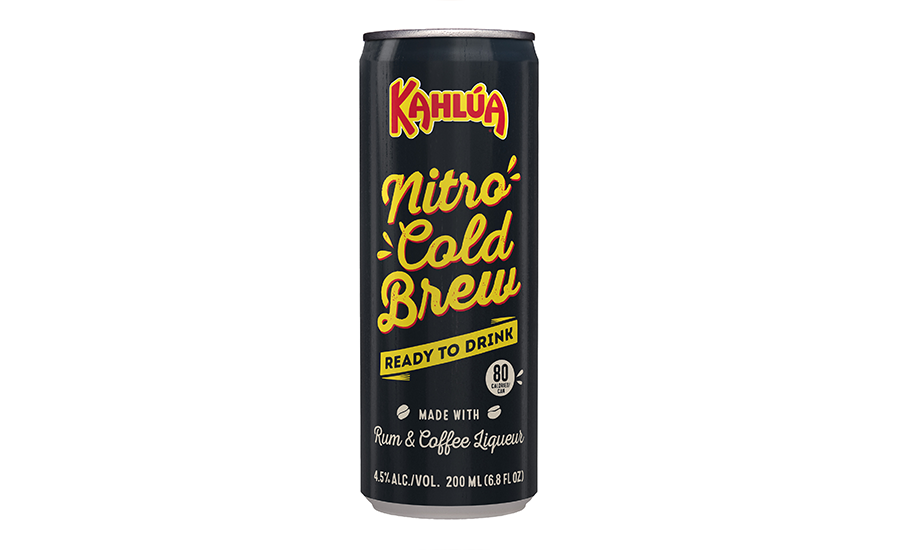 KAHLUA  NITRO COLD BREW READY TO DRINK COCKTAIL 4X200ML CAN