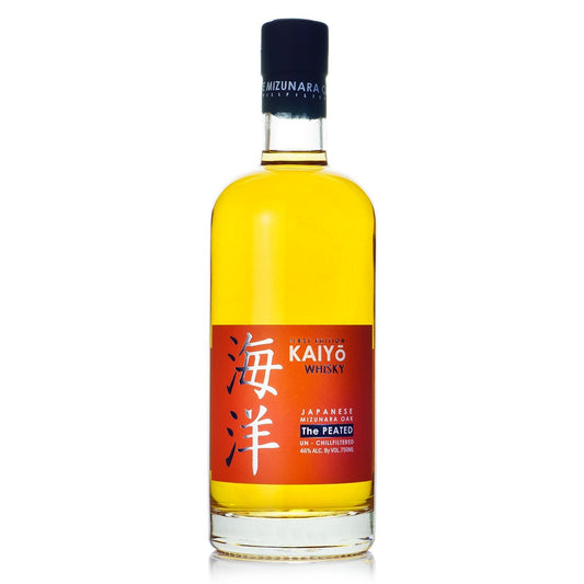 KAIYO WHISKEY THE PEATED FIRST EDITION MIZUNARA OAK UN CHILLFILTERED JAPAN 92PF 750ML Spirits