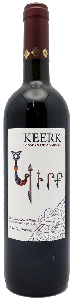 KEERK PASSION OF ARMENIA WINE SEMI SWEET RED ARMENIA NV