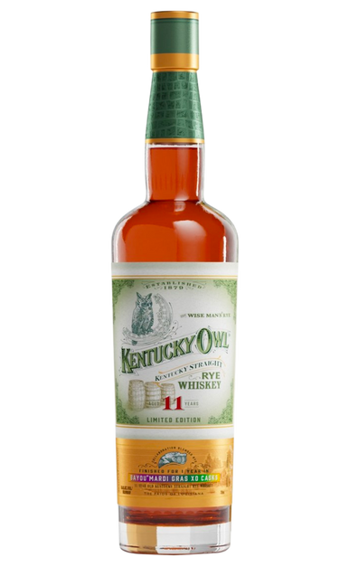 KENTUCKY OWL WHISKEY RYE MARDI GRAS XO CASK KENTUCKY 11YR 750ML LIQ
