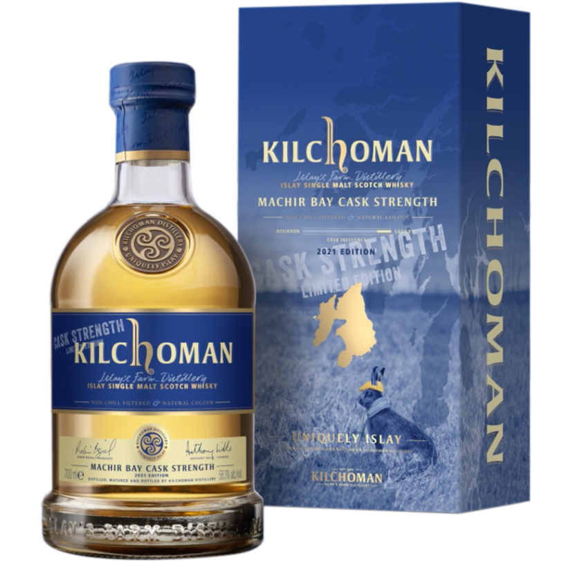 KILCHOMAN SCOTCH SINGLE MALT MACHIR BAY CASK STRENGTH LIMITED EDITION 750ML LIQ