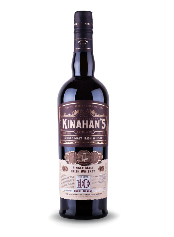 KINAHANS WHISKEY SINGLE MALT IRISH 10YR 750ML Spirits