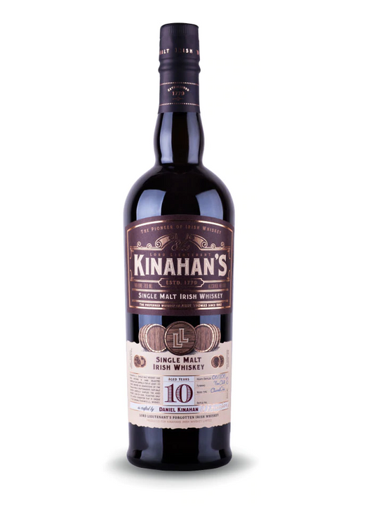 KINAHANS WHISKEY SINGLE MALT IRISH 10YR 750ML Spirits