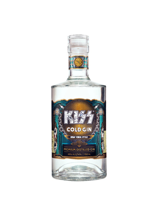KISS GIN COLD PREMIUM DISTILLED NEW YORK STYLE SWEDEN 700ML Spirits