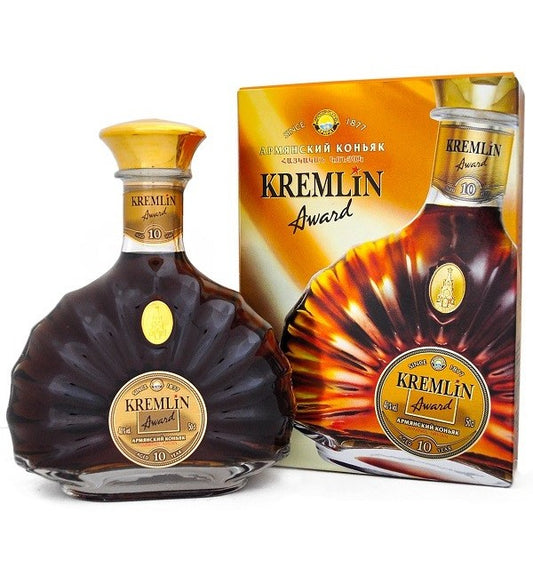 KREMLIN AWARD BRANDY ARMENIA 10YR 750ML - Remedy Liquor