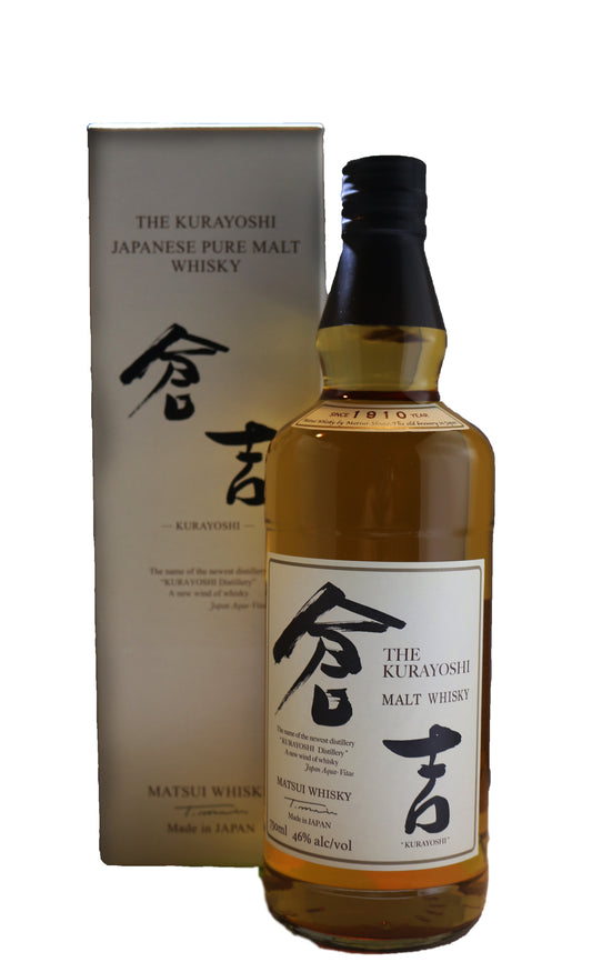 THE KURAYOSHI WHISKEY PURE MALT JAPAN 700ML Spirits
