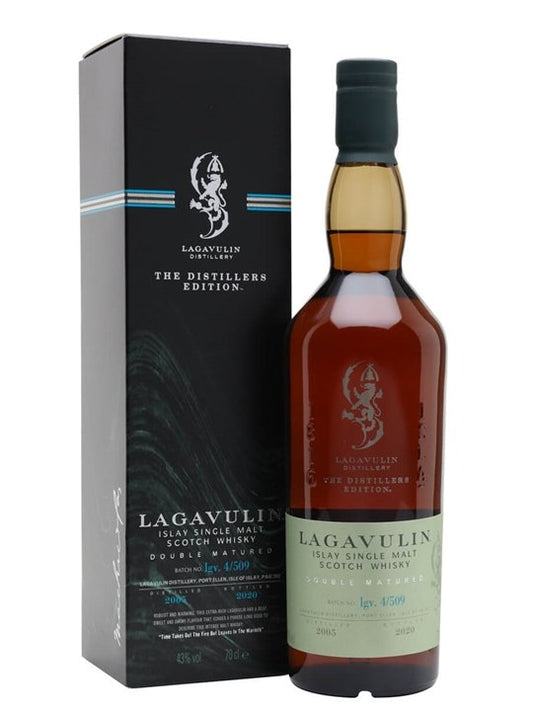 LAGAVULIN SCOTCH THE DISTILLERS EDITION DOUBLE MATURED ISLAY 2006 750ML Spirits