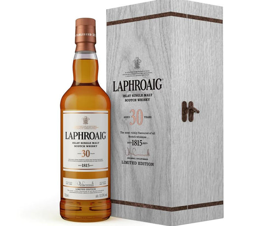 LAPHROAIG SCOTCH SINGLE MALT LIMITED EDITION ISLAY 107PF 30YR 750ML Spirits