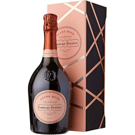 LAURENT PERRIER CHAMPAGNE BRUT CUVEE ROSE FRANCE IN BOX 750ML Wine