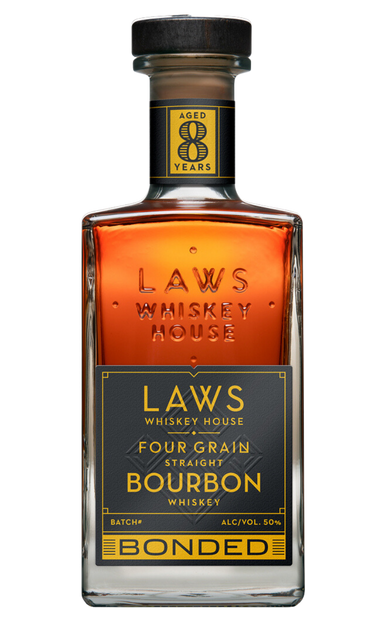 LAWS BOURBON FOUR GRAIN BONDED 7YR COLORADO 750ML LIQ