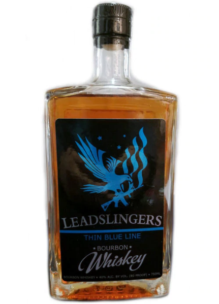 LEADSLINGERS BOURBON WHISKEY THIN BLUE LINE 750ML Spirits