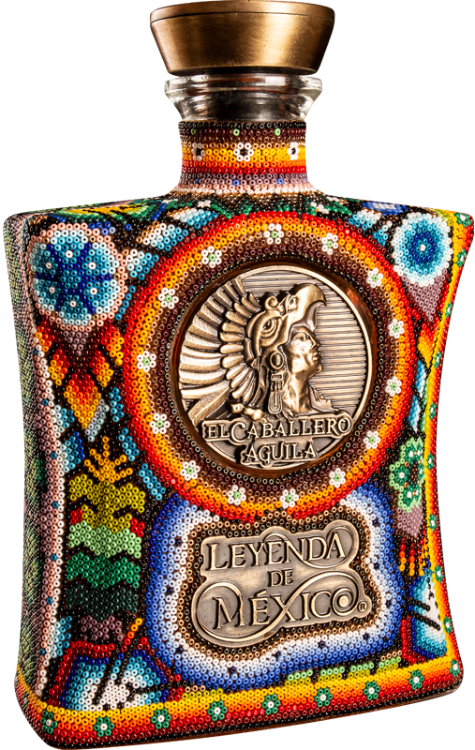 LEYENDA DE MEXICO TEQUILA EXTRA ANEJO BEADED BOTTLE 750ML Spirits