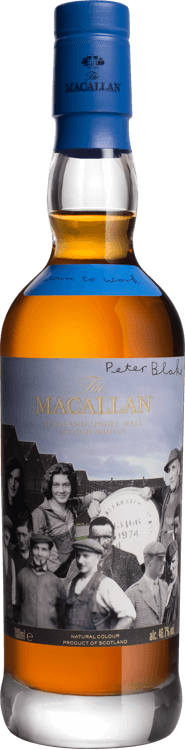 MACALLAN SCOTCH SINGLE MALT ART COLLABORATION SIR PETER BLAKE ANECDOTES OF AGES DOWN TO WORK LIMITED EDITION 750ML Spirits