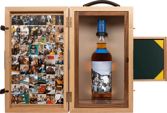 MACALLAN SCOTCH SINGLE MALT ART COLLABORATION SIR PETER BLAKE ANECDOTES OF AGES DOWN TO WORK LIMITED EDITION 750ML
